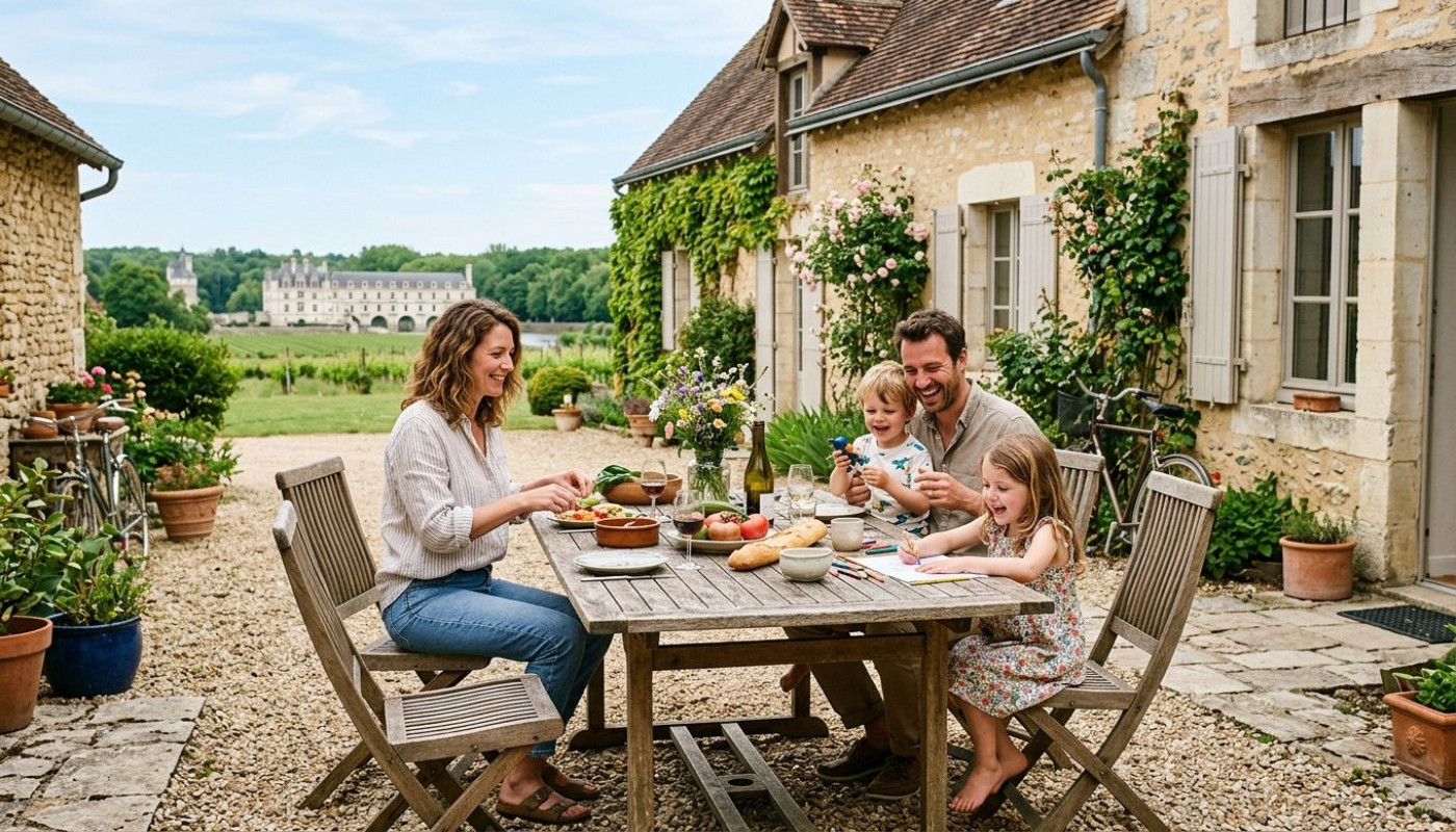 Réinventer votre week-end en famille dans un gîte près de Chenonceau